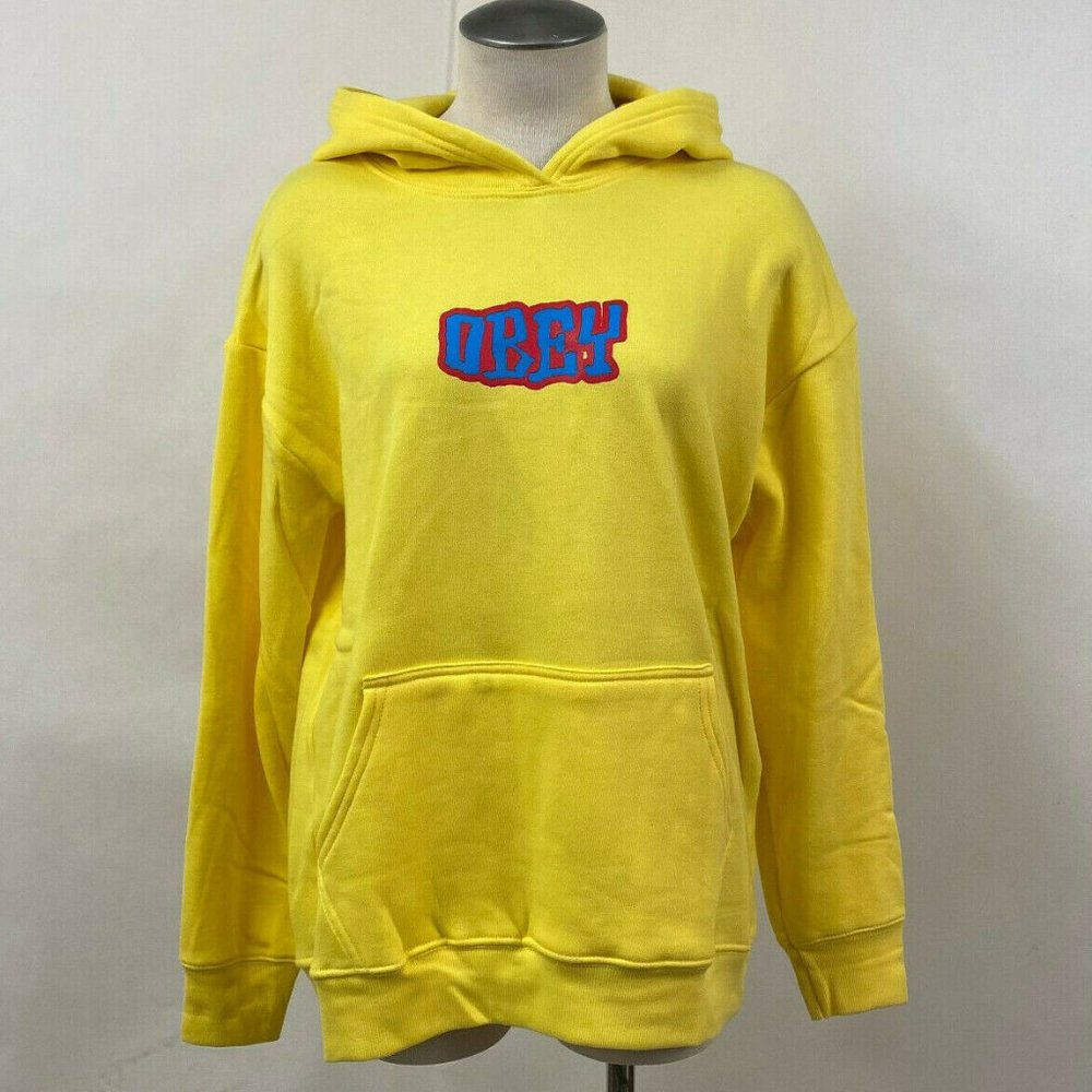 Obey Hoodie Sweatshirt "Better Days" Lemon Yellow